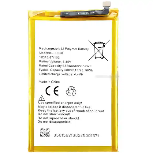 Replacement for INFINIX HOT9 PLAY HOT10 PLAY BL-58BX BATTERY - Quality Phone Parts in Sri Lanka